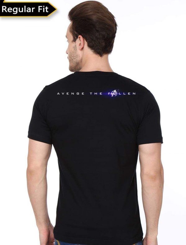 Avengers Endgame Half Sleeve Black T-Shirt - Image 2