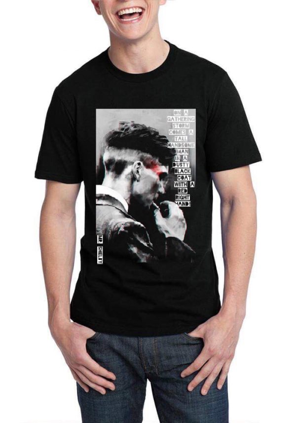 Mr Shelby Peaky Blinders Black T-Shirt