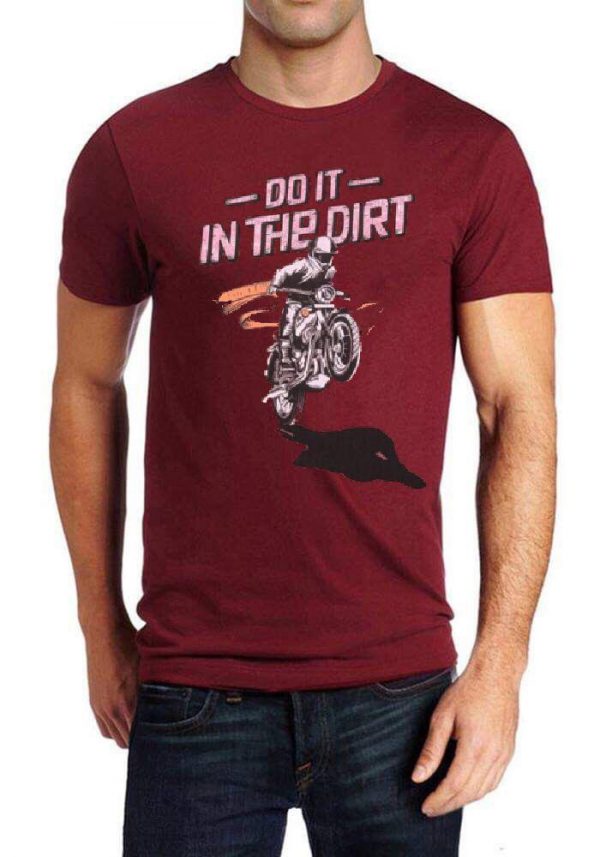 Royal Enfield Maroon Half Sleeve T-Shirt