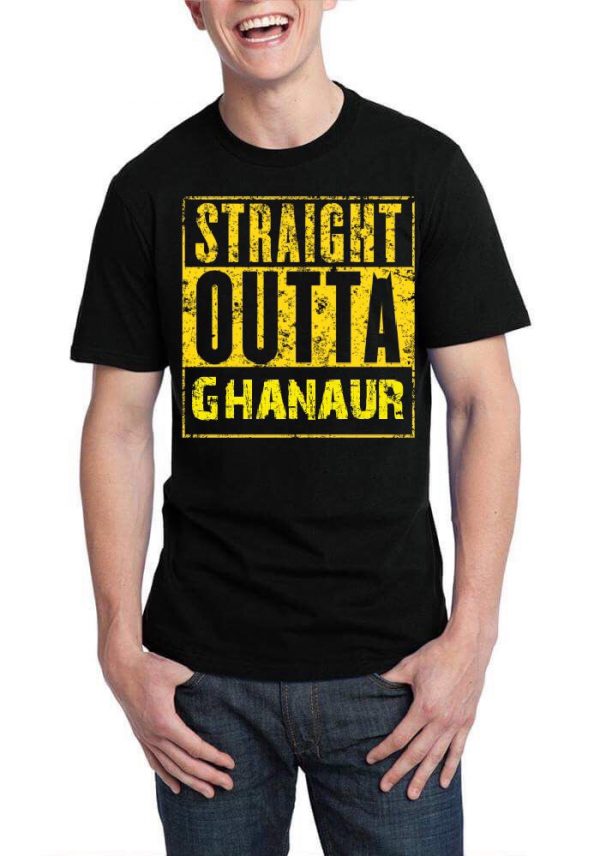 Straight Outta Ghanaur Black T-Shirt