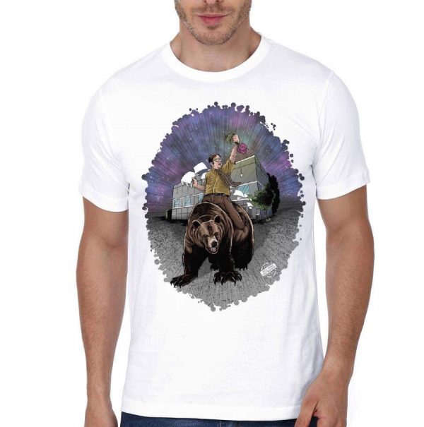 Dwight Schrute On Bear T-Shirt