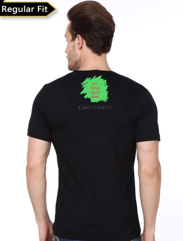 Jaime Lannister Quote Black T-Shirt - Image 2