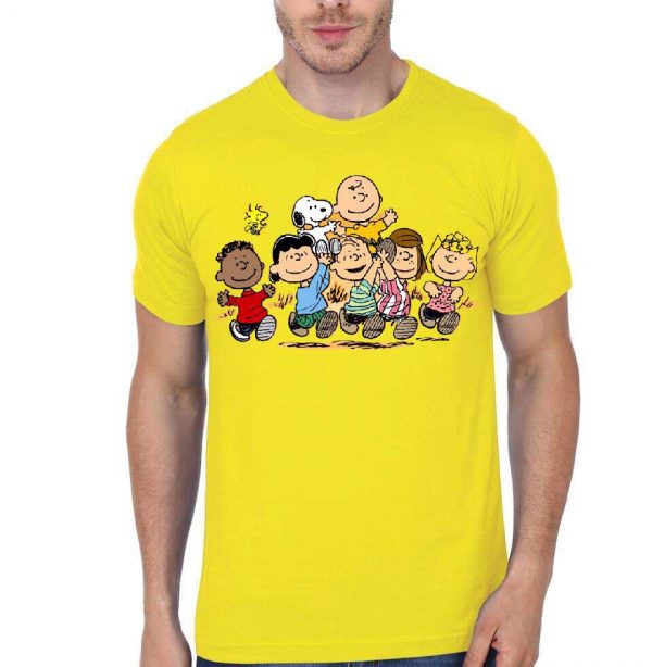 Charlie Brown Yellow Half Sleeve T-Shirt