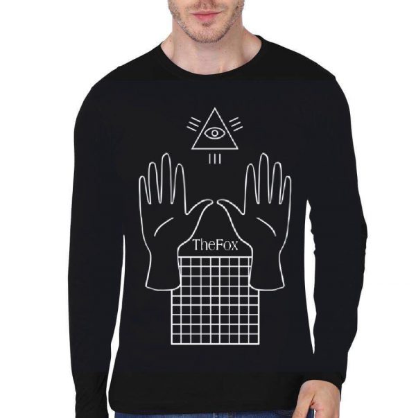 The Fox Black Full Sleeve T-Shirt