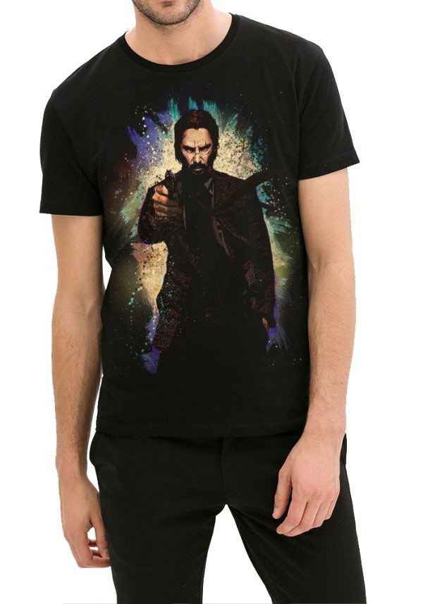 John Wick Black Half Sleeve T-Shirt