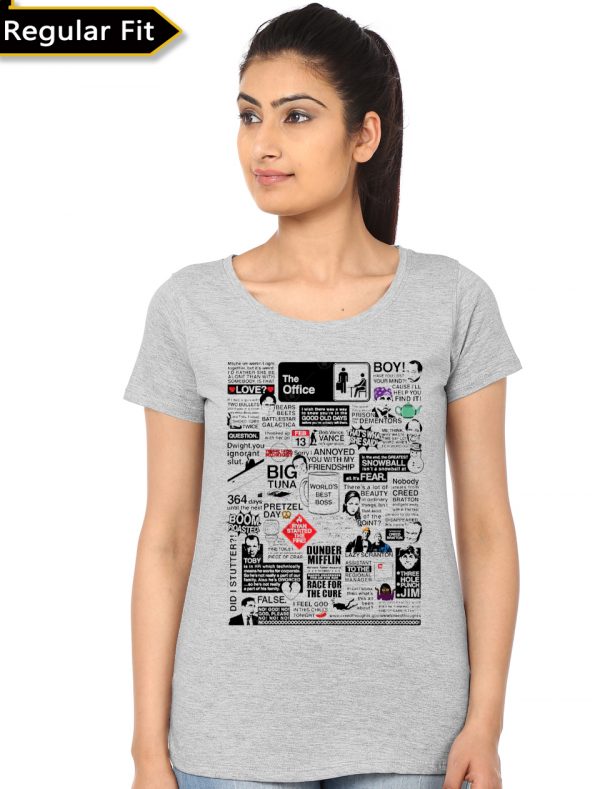 The Office Half Sleeve Girls T-Shirt - Image 2