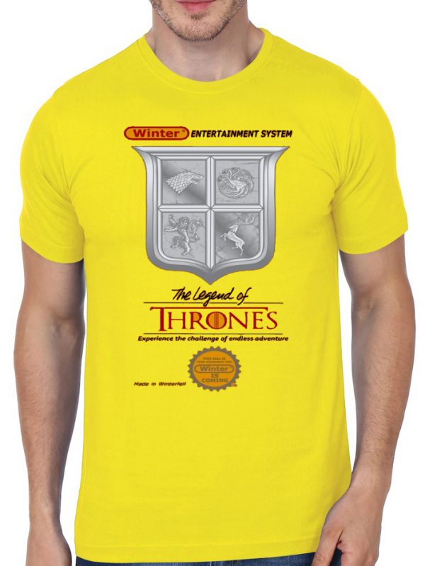 The Legend Of Thrones Yellow T-Shirt