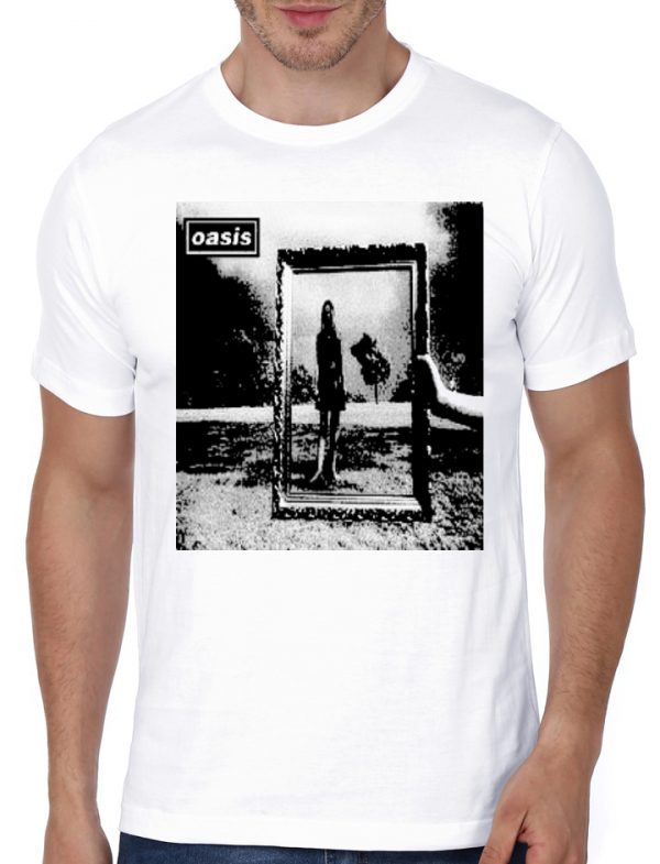 Oasis- Wonderwall Single White T-Shirt