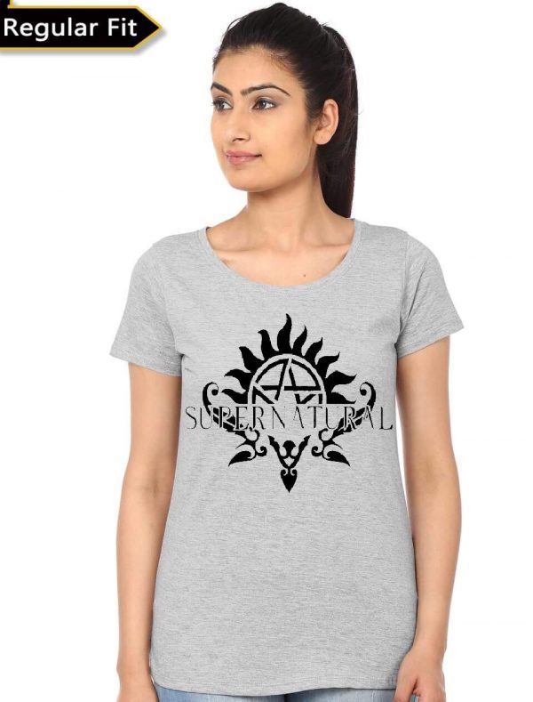 Supernatural Grey Girls T-Shirt