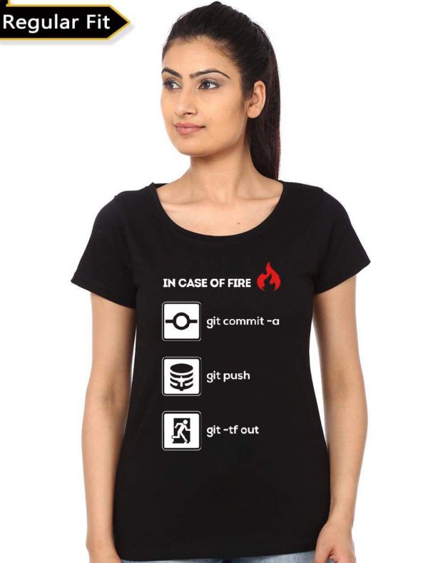 In Case Of Fire Git Commit T-Shirt