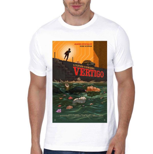 Vertigo Grey Melange Half Sleeve T-Shirt - Image 3