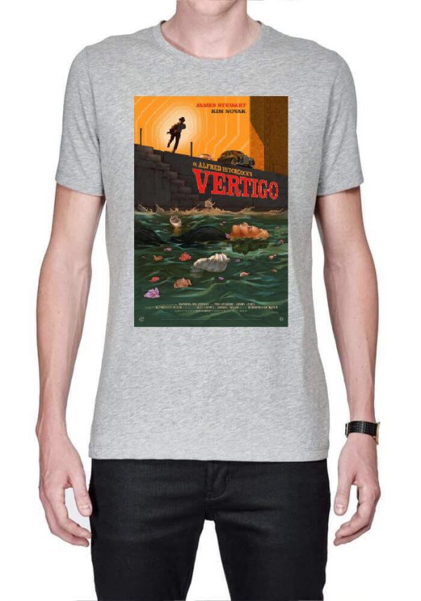 Vertigo Grey Melange Half Sleeve T-Shirt