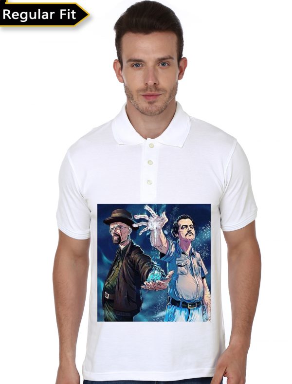 Breaking Pablo Bad Polo T-Shirt - Image 3