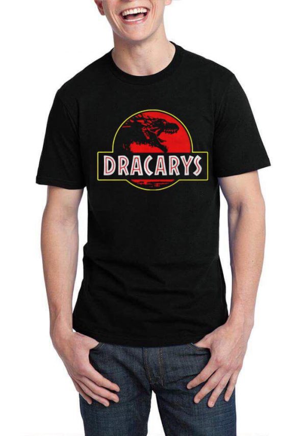 Dracarys Black Half Sleeve T-Shirt