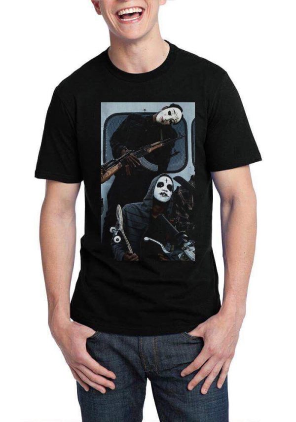 The Purge Half Sleeve Black T-Shirt