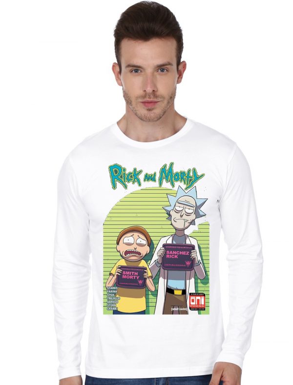 Rick And Morty White T-Shirt - Image 2