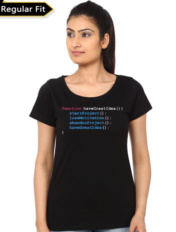 Function Havegreatidea() Black Girls T-Shirt