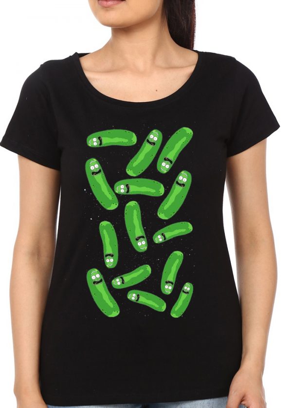 Rick And Morty Girls Black T-Shirt