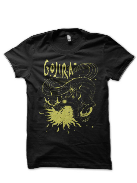 Gojira Half Sleeve Black T-Shirt - Swag Shirts