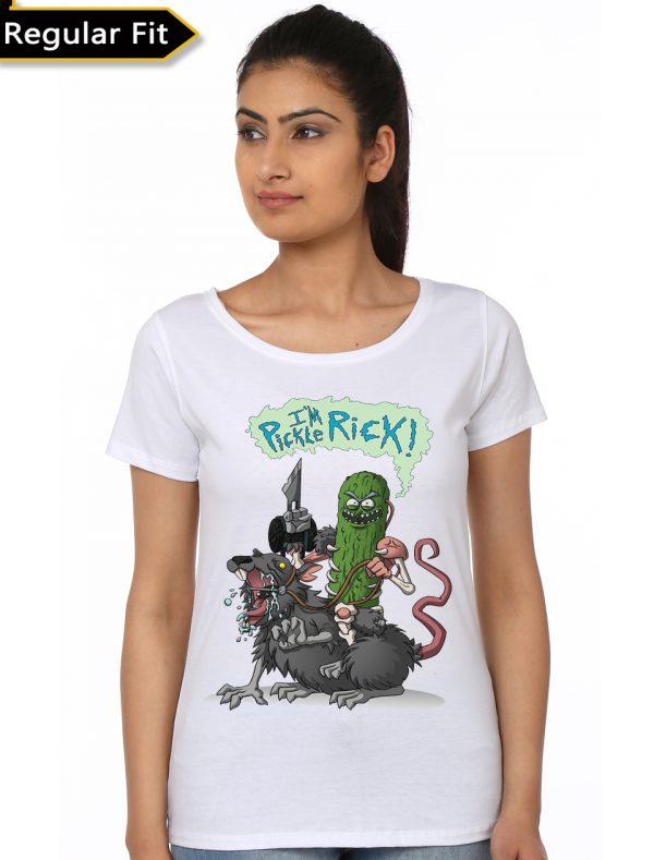 Rick And Morty Girls White T-Shirt