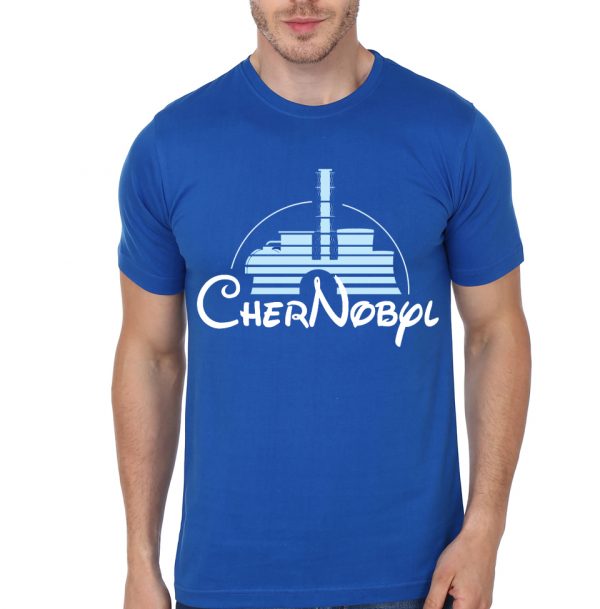 Chernobyl Royal Blue Half Sleeve T-Shirt