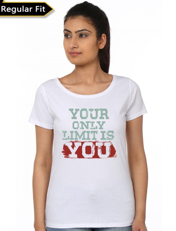 Your Limit Is You White T-Shirt