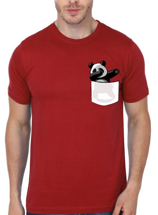 Dabbing Panda Red T-Shirt