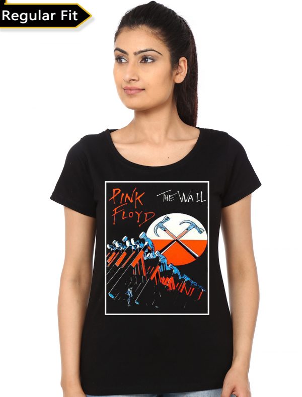 Pink Floyd The Wall Black Girls T-Shirt