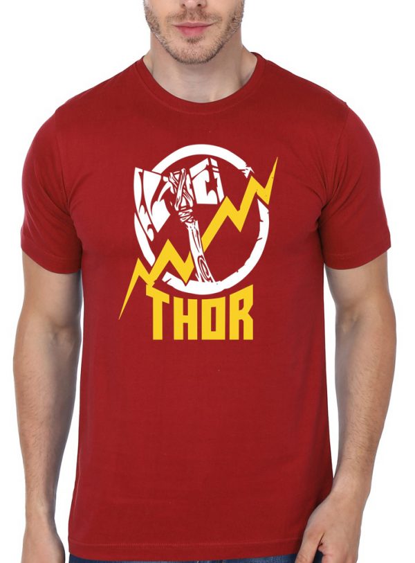 Thor Red Half Sleeve T-Shirt