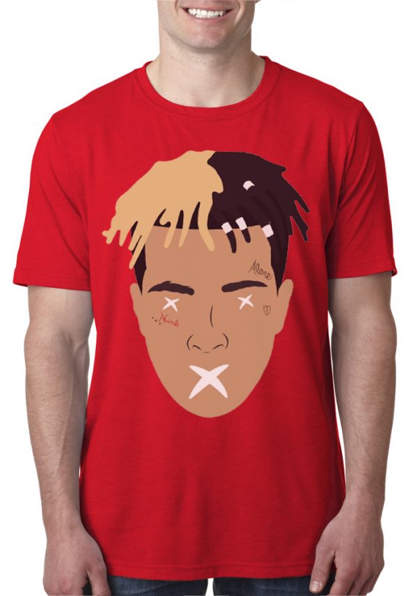 Xxxtentacion Half Sleeve Red T-Shirt - Image 2