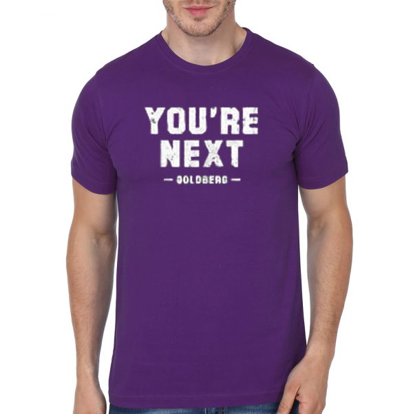 You'Re Next Purple Half Sleeve T-Shirt