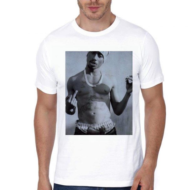 Tupac White T-Shirt