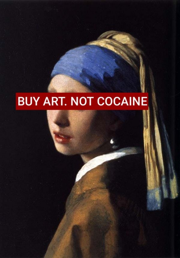 Buy Art Not Cocaine Black T-Shirt