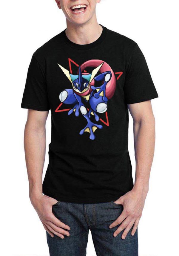 Pokemon Black Half Sleeve T-Shirt - Image 3