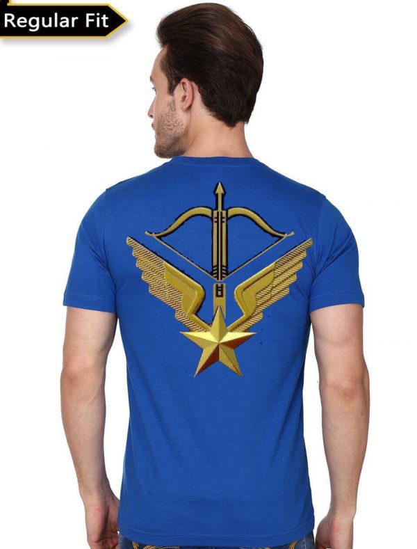 Dragon Slayer Half Sleeve Royal Blue T-Shirt - Image 3