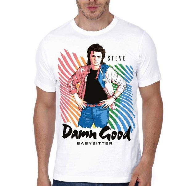 Stranger Things Steve Harrington White T-Shirt