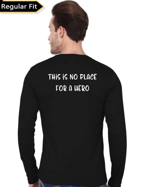 No One No Pine Black Full Sleeve T-Shirt - Image 3