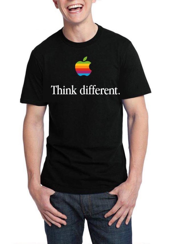 Apple Think Different Black T-Shirt