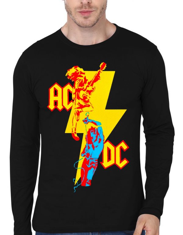 AC DC Full Sleeve Black T-Shirt