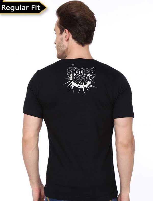 Stoned Jesus Half Sleeve Black T-Shirt - Image 2