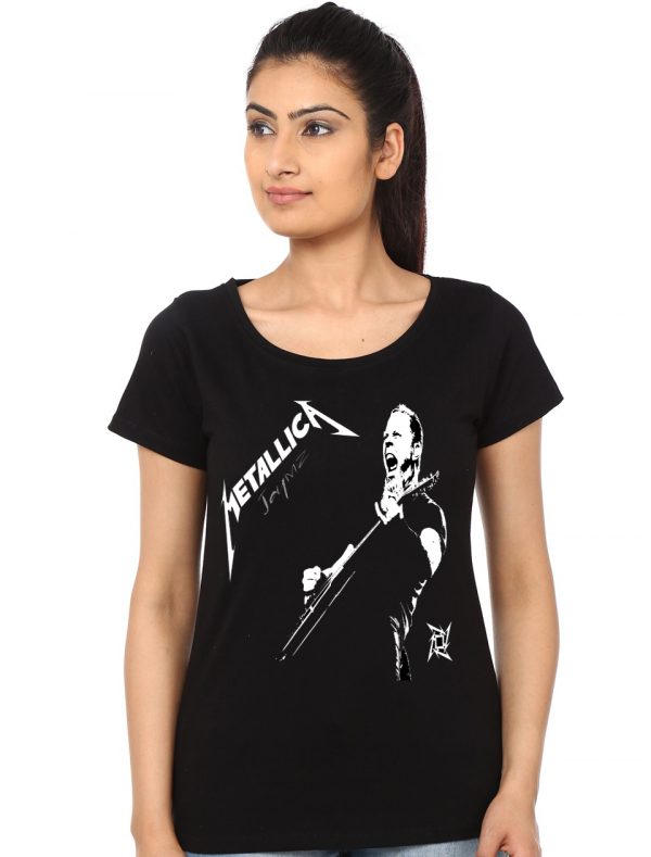 Metallica Girl's Black T-Shirt