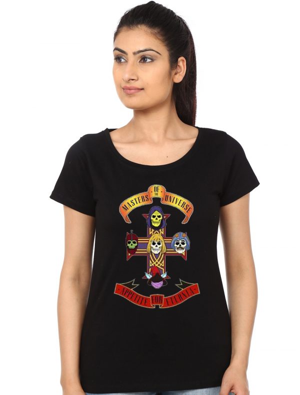 Guns And Roses Girl’s Black T-Shirt