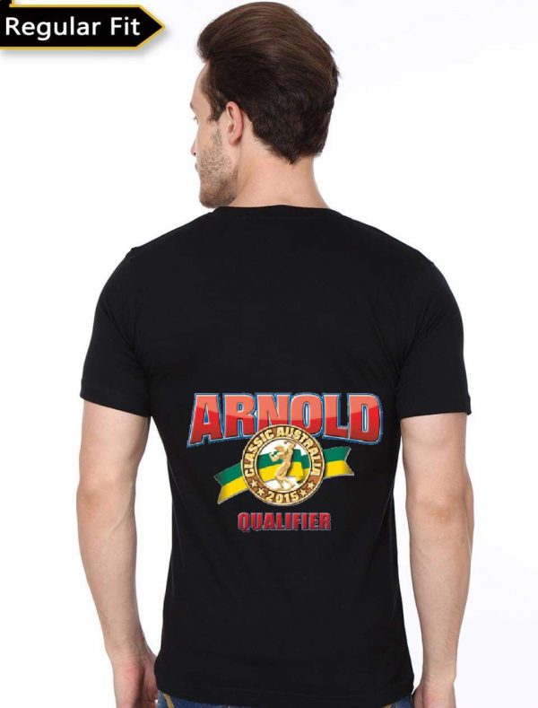 Arnold Qualifier Bodybuilding Black T-Shirt - Image 3