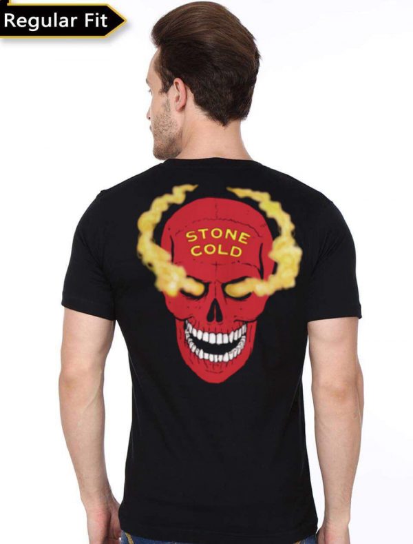 Austin 316 Stone Cold Black T-Shirt - Image 3