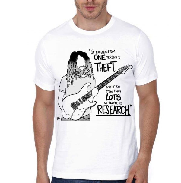 Rock Band Quote White T-Shirt