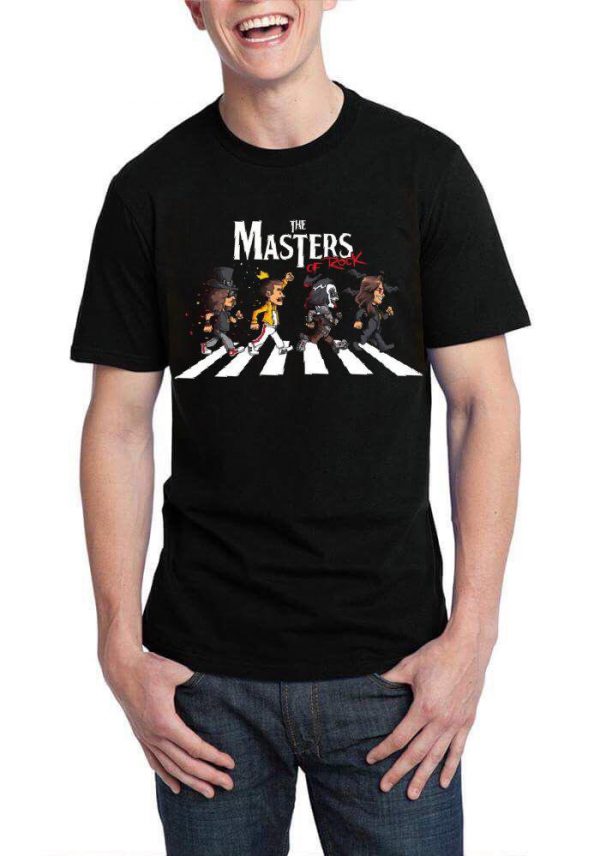 The Masters Of Rock Half Sleeve Black T-Shirt