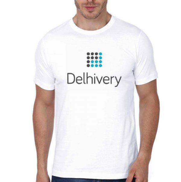 Delhivery White T-Shirt