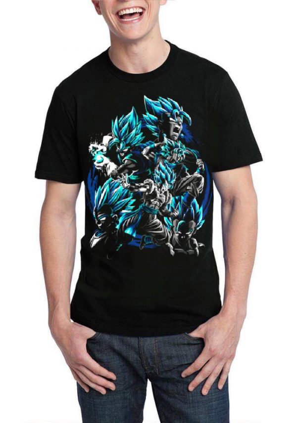 Dragon Ball Black Half Sleeve T-Shirt