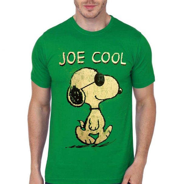 Joe Cool Half Sleeve Green T-Shirt