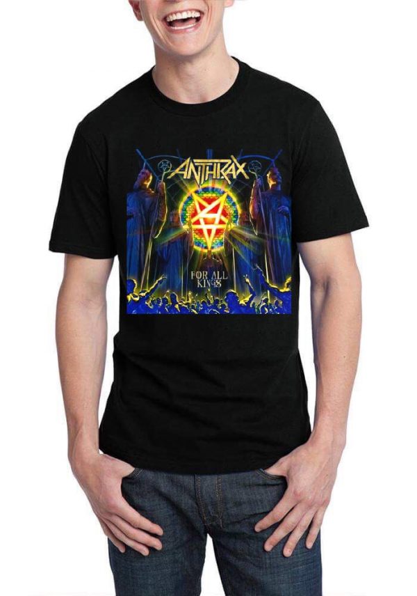 Anthrax Rock Band Black T-Shirt